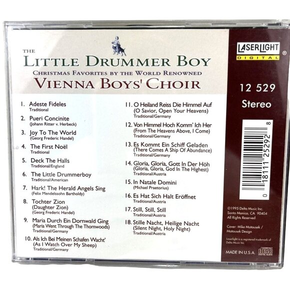 Vienna Boys Choir Christmas CD "The Little Drummer Boy" LaserLight Digital - Picture 2 of 11